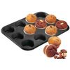 Bandeja Muffins 38x26cm.zenker Acero Antiadherente - Color Negro.