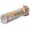 T¨²nel Para Gatos Cote D'ivoire 25x120cm Marr¨®n Y Blanco 434/436448