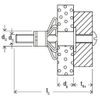 Fischer Fijación Metal Cavidades Con Tornillos Hm 5 X 65 S 50 Piezas Fischer