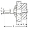 Fischer Fijación Metal Cavidades Con Tornillos Hm 6 X 37 S 50 Piezas Fischer