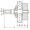 Fischer Fijación Metal Cavidades Con Tornillos Hm 6 X 80 S 50 Piezas Fischer