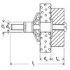 Fischer Fijación Metal Cavidades Con Gancho Angular Hm 4x32 H 50 Pzas Fischer