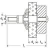 Fischer Fijación Metal Cavidades Con Tornillos Hm 8 X 54 Ss 50 Piezas Fischer