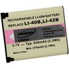 Batería Para Pentax Modelo D-li63, 3,7v, 620mah/2,3wh, Li-ion, Recargable