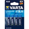 Pila Varta Modelo Aaa 4er Blister, 1,5v, Alkaline