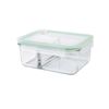 Contenedor Rectangular De Alimentos Con Doble Compartimento Interior Glasslock De 1000 Ml - Mcrk100a