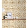 Papel Pintado A.s. Création Barroco Oro Y Amarillo - As-343916 - 53 Cm X 10,05 M