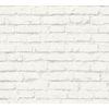 Papel Pintado A.s. Création Pared De Ladrillos Blanco Antiguo - As-353016 - 53 Cm X 1