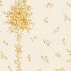 Papel Pintado A.s. Création Flores Oro Y Beige Crema Claro - As-345004 - 53 Cm X 10,0