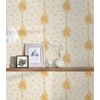 Papel Pintado A.s. Création Flores Oro Y Beige Crema Claro - As-345004 - 53 Cm X 10,0