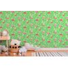 Papel Pintado A.s. Création Hojas Tropicales Con Flamencos Verde Y Rosa - As-359811 -