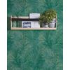 Papel Pintado A.s. Création Hojas De Palmera Verde - As-374113 - 53 Cm X 10,05 M