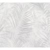 Papel Pintado A.s. Création Hojas De Palmera Gris Claro - As-374121 - 53 Cm X 10,05 M