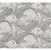 Papel Pintado Livingwalls Peces Gris - As-378593 - 53 Cm X 10,05 M