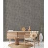 Papel Pintado Livingwalls Diseño 3d Gris Oscuro Y Oro - As-379011 - 53 Cm X 10,05 M