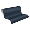 Papel Pintado Livingwalls Liso Efecto Lino Azul Oscuro - As-379535 - 53 Cm X 10,05 M