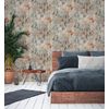 Papel Pintado Livingwalls Hormigón Gris, Marrón Y Azul - As-379542 - 53 Cm X 10,05 M