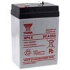 Yuasa Batería De Plomo-sellada Np4-6, 6v, 4000mah/24wh, Lead-acid, Recargable