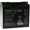 Powery Batería De Gel Para Sai Apc Rbc55, 12v, 18ah/216wh, Lead-acid, Recargable