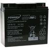 Powery Batería De Gel 12v 18ah, 12v, 18ah/216wh, Lead-acid, Recargable