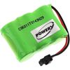 Batería Para Panasonic Modelo Kx-a36, 3,6v, 600mah/2,2wh, Nimh