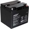 Powery Batería De Gel Para Sai Apc Smart-ups Rbc7 20ah (reemplaza También 18ah), 12v, 20ah/240wh, Lead-acid, Recargable