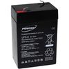 Powery Batería De Gel Para Panasonic Lc-r064r5p 6v 5ah (reemplaza También 4ah 4,5ah), 6v, 5ah/27wh, Lead-acid, Recargable