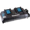 Cargador Doble Makita Modelo Dc18rd Para Baterías De Tipo Block 9,6v-14,4v Nimh / 14,4v-18v Li-ion Original, 9,6v-18v