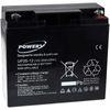 Powery Batería De Gel Up20-12 Compatible Con Fiamm Modelo Fg21803 12v 20ah, 12v, 20ah/240wh, Lead-acid, Recargable