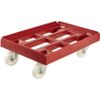 Plataforma Con Ruedas Plástico Keeeper Rolf 61 X 41 X 19 Cm 300kg Rojo