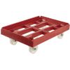 Plataforma Con Ruedas Plástico Keeeper Rolf 61 X 41 X 19 Cm 300kg Rojo