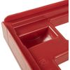 Plataforma Con Ruedas Plástico Keeeper Rolf 61 X 41 X 19 Cm 300kg Rojo