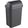 Cubo De Basura Con Tapa Deslizante, 10 L, Rasmus, Gris Grafito