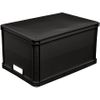 Caja De Almacenaje Plástico Keeeper Robert 60 X 40 X 32 Cm 64l Gris