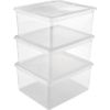 Cajas De Almacenaje Plástico Keeeper Bea 39 X 33,5 X 18 Cm Transparente con  Ofertas en Carrefour