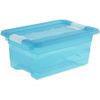 Cubo De Almacenaje Con Tapa Plástico Keeeper Cornelia 4l Azul