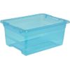 Cubo De Almacenaje Con Tapa Plástico Keeeper Cornelia 12l Azul