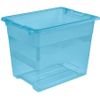 Cubo De Almacenaje Con Tapa Plástico Keeeper Cornelia 24l Azul