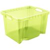 Caja Almacenaje Con Asas Plástico Keeeper Franz 35x27x21cm 13,5l Verde