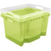 Caja Almacenaje Con Asas Plástico Keeeper Franz 35x27x21cm 13,5l Verde