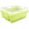 Caja Almacenaje Con Asas Plástico Keeeper Franz 43x35x15 Cm 16l Verde