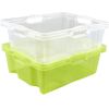 Caja Almacenaje Con Asas Plástico Keeeper Franz 43x35x15 Cm 16l Verde