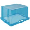 Caja Almacenaje Con Asas Plástico Keeeper Franz 43x35x23 Cm 24l Azul