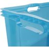 Caja Almacenaje Con Asas Plástico Keeeper Franz 43x35x23 Cm 24l Azul