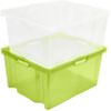 Caja Almacenaje Con Asas Plástico Keeeper Franz 52x43x26 Cm 44l Verde