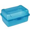 Fiambrera Tuppers Micro Plástico Keeeper Luca 11 X 7,5 X 6 Cm Azul