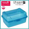 Fiambrera Tuppers Micro Plástico Keeeper Luca 11 X 7,5 X 6 Cm Azul