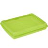 Fiambrera, Pp, Verde, Mini (500 Ml) 17x13x3.5 Cm