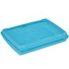 Fiambreara Tuppers Mini Plástico Keeeper Luca 17 X 13 X 3,5 Cm Azul.