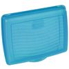 Fiambreara Tuppers Mini Plástico Keeeper Luca 17 X 13 X 3,5 Cm Azul.